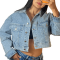 CHAQUETA JEANS PIEDRAS